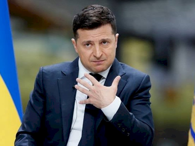 Presiden Ukraina Volodymyr Zelensky. (Int)