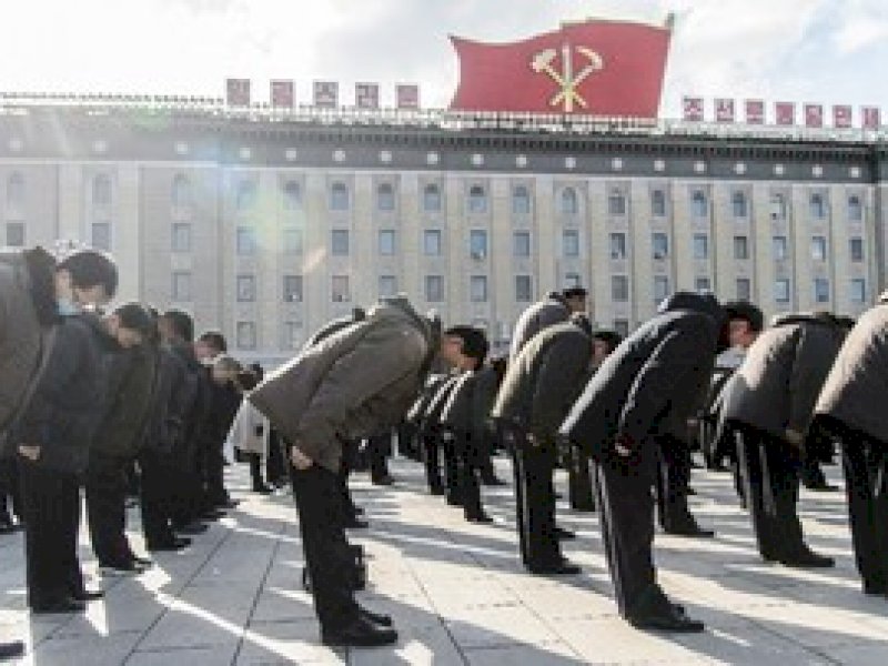 Cara rakyat Korea Utara rayakan Imlek. (Int)