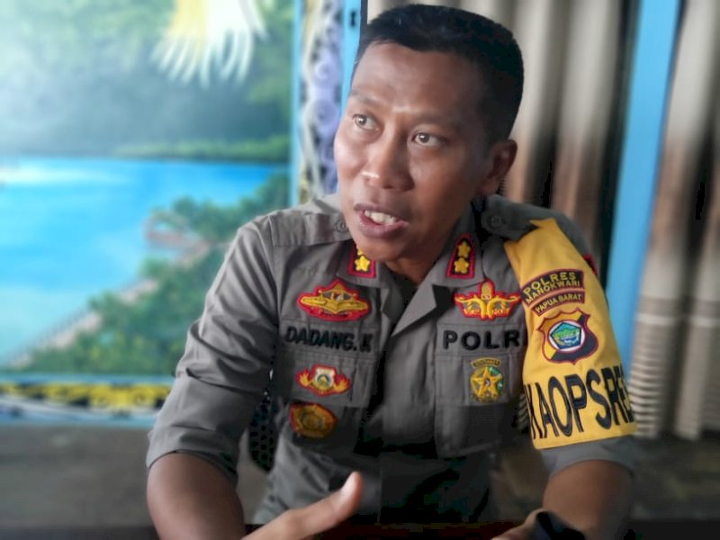Kapolres Manokwari, AKBP Dadang Kurniawan Winjaya.