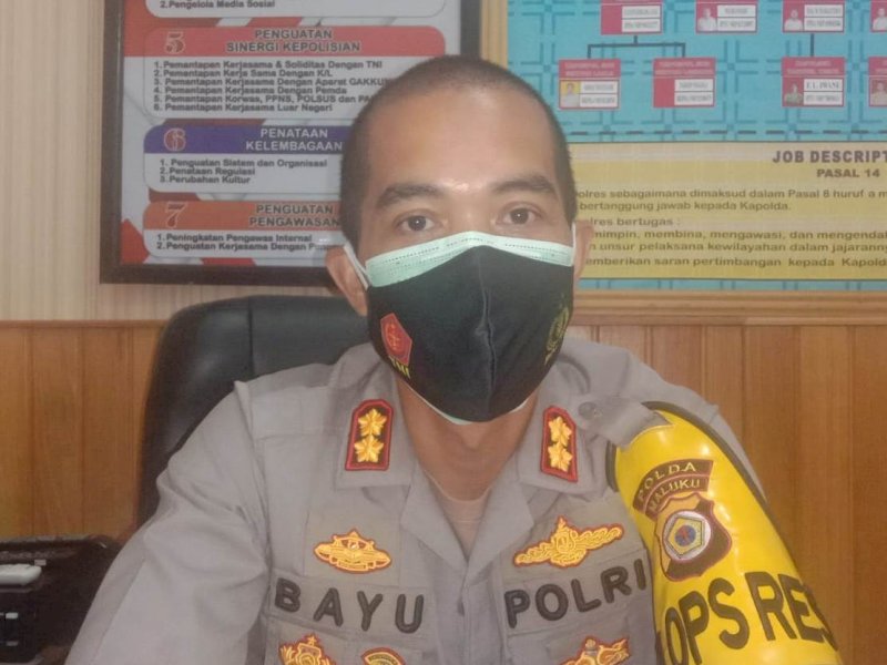 Kapolres Seram Bagian Barat (SBB) Maluku, AKBP Bayu Tarida Butar Butar.