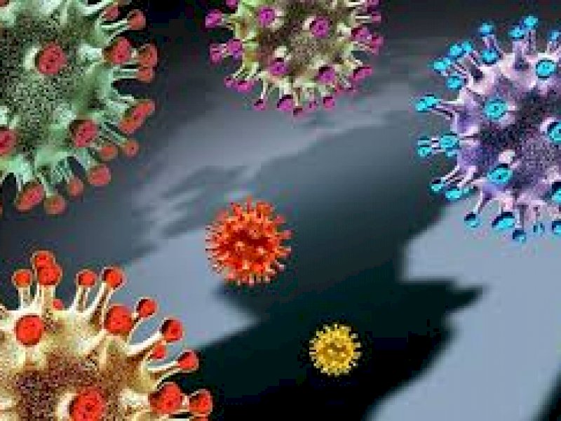 Ilustrasi virus Omicron (Foto: Int)