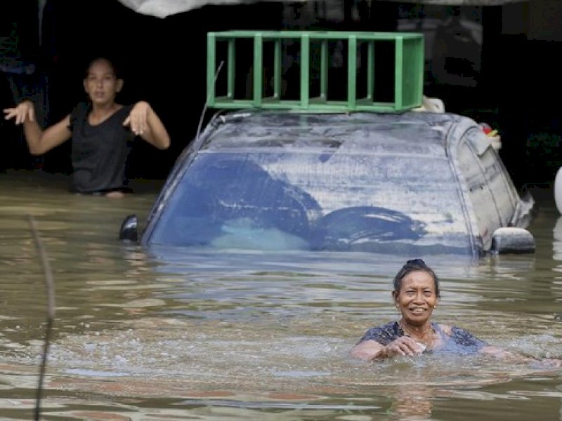 Banjir bandang di Malaysia. Puluhan ribu warga mengungsi. (Foto: Int)