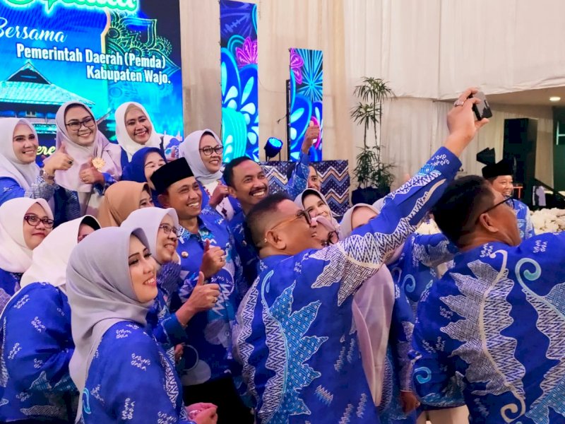 Amran Mahmud menyerukan itu pada kegiatan halal bihalal Kemawa. (Ist)