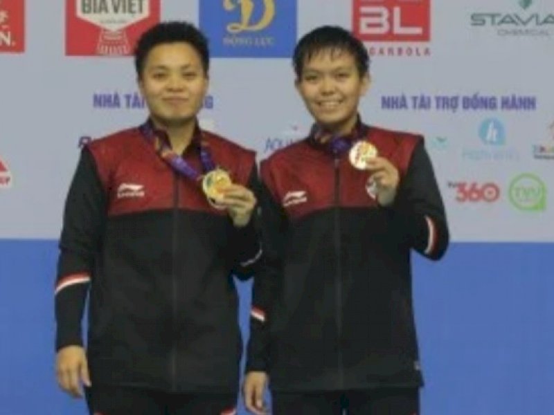 Ganda putri Indonesia, Apriyani Rahayu/Siti Fadia Silva Ramadhanti. (Int)