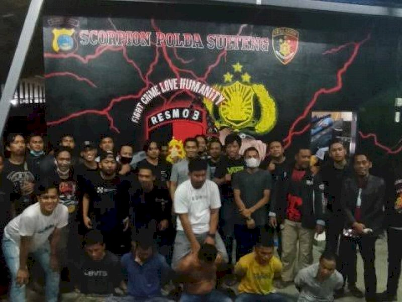 Kawanan pembobol brankas gudang di Makassar Ditangkap di Palu. (Ist)