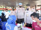 Pantau Vaksinasi, Kapolres Takalar Minta Warga Disiplin Prokes 