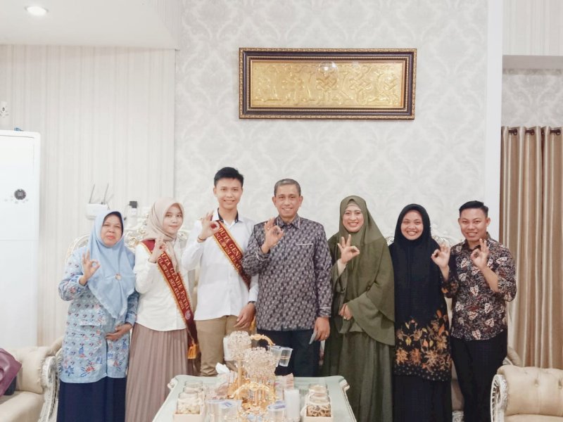 Bupati Wajo Amran Mahmud terima duta genre. (Ist)