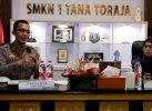 Sosialisasi Kamtibmas di SMKN 1 Tator, Kapolres Minta Pelajar Hormati Orang Tua