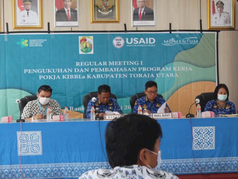 Bupati Torut Yohanis Bassang kukuhkan Pokja KIBBLa. (Ist)