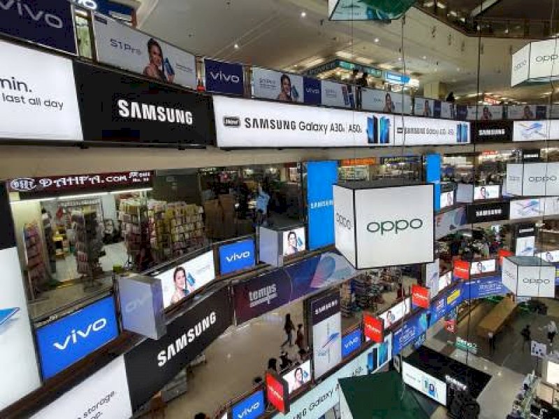 Foto ilustrasi pusat penjualan smartphone. (Int)