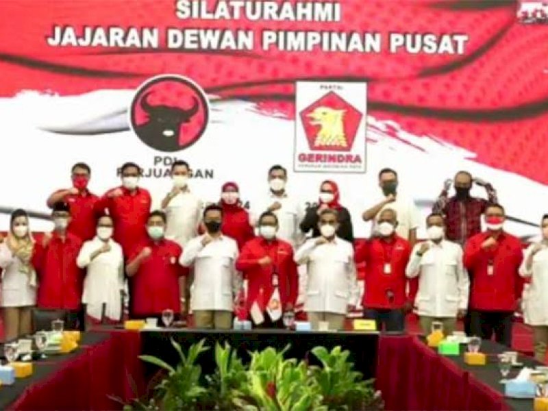 Siap deklarasi koalisi PDIP-Gerinda di Pilpres 2024. (Int)