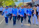 Puncak Milad ke-35, Rudianto Lallo Pimpin Jalan Santai Ribuan Alumni SMAN 6 Makassar 