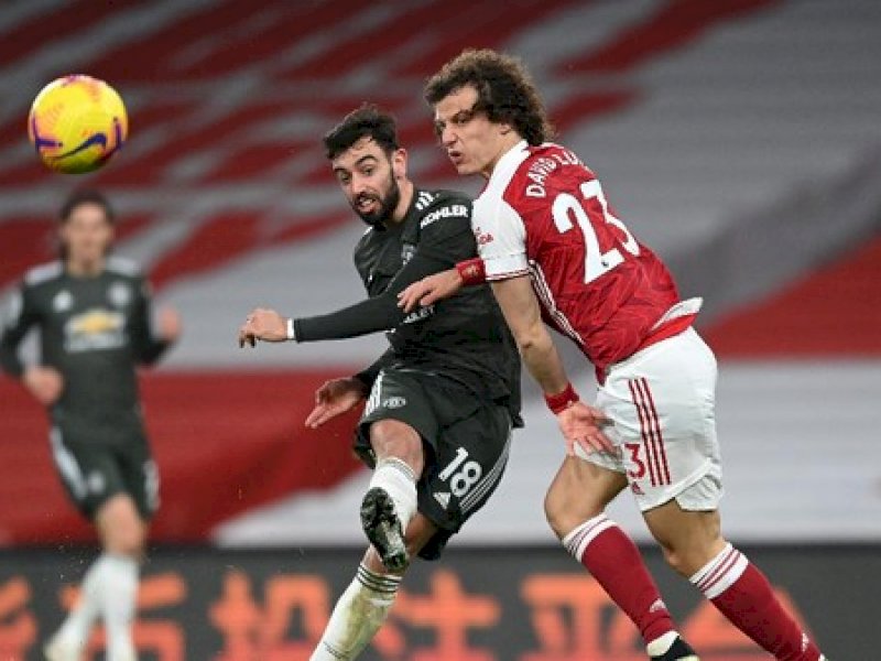 Liga Inggris Arsenal Vs MU. 
