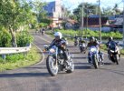 Naik Motor Harley, Andi Utta Pimpin Bikers Custom ke Tanjung Bira 