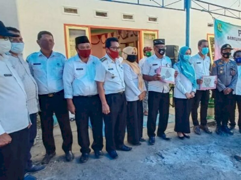 Peresmian Kantor Desa Takkalala, Kecamatan Malangke, Rabu (23/09/2020).