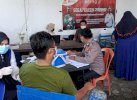 Polres Takalar Kembali Gelar Gerai Vaksin Presisi