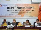 Bawaslu Jeneponto Gelar Rapat Monitoring Tugas Kesekretariatan 