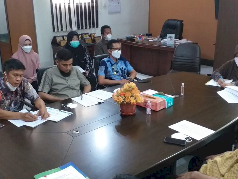 Pemka  Sidrap melakukan pertemuan konsultasi dengan Biro Hukum Pemprov Sulsel. (Ist)