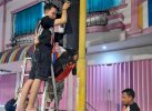Sarpras Dishub Kota Makassar Kerjakan Pergantian Box Trafic Light