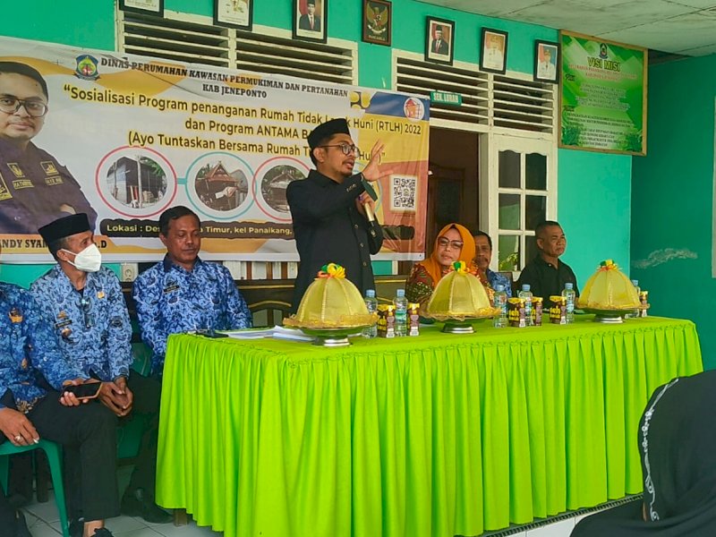 Pemkab Jeneponto akan rehabilitasi 15 rumah tak layak huni. (Ist)