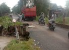 Butuh Perhatian Serius, Jembatan Penghubung Jalan Poros di Jeneponto Rusak Parah 