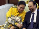 Terima Kunjungan Airlangga, Surya Paloh: Saya Yakin Nggak Ada Reshuffle