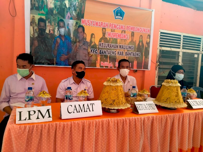 Musrenbang di Kelurahan Malilingi, Bantaeng. (Ist)