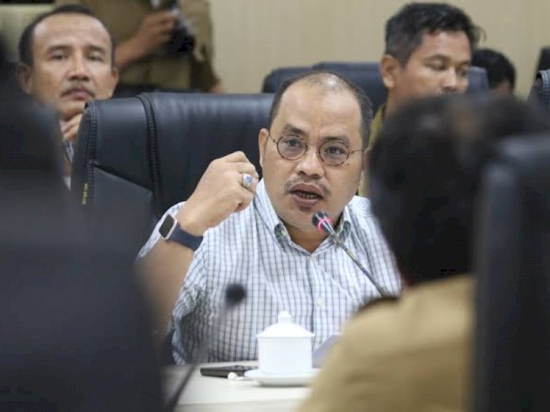Anggota Komisi D DPRD Makassar, Irwan Djafar. (Sakti)