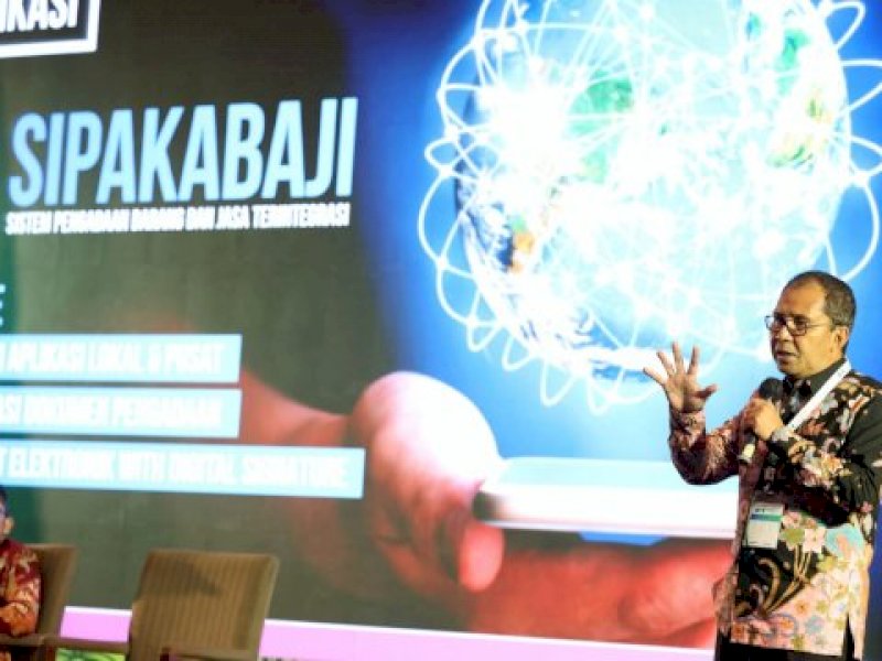 Wali Kota Makassar Moh Ramdhan Pomanto paparkan Sipakabaji di Bali. (Ist)