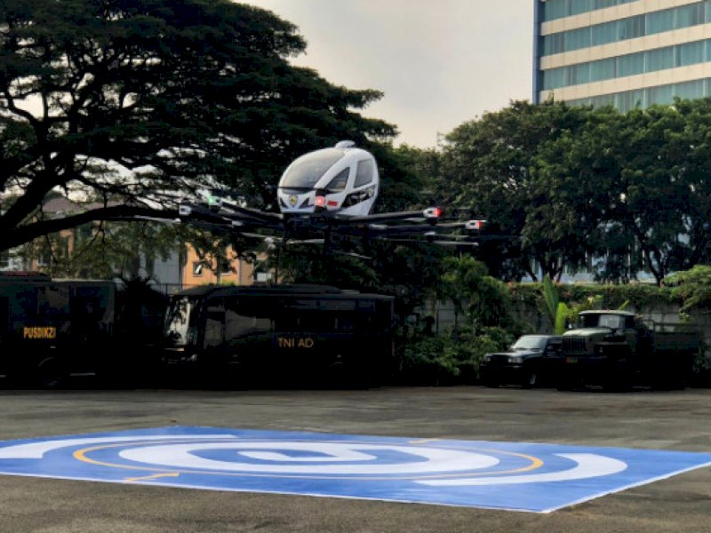 Mobil terbang Ehang 216 telah berhasil mendapatkan pembeli pertamanya di Indonesia. (Int)