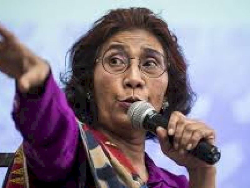 Mantan Mantan Menteri Kelautan dan Perikanan Susi Pudjiastuti. (Foto: Int)