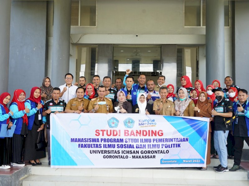 Rombongan Universitas Ichsan Gorontalo berguru ke Sidrap. (Ist)