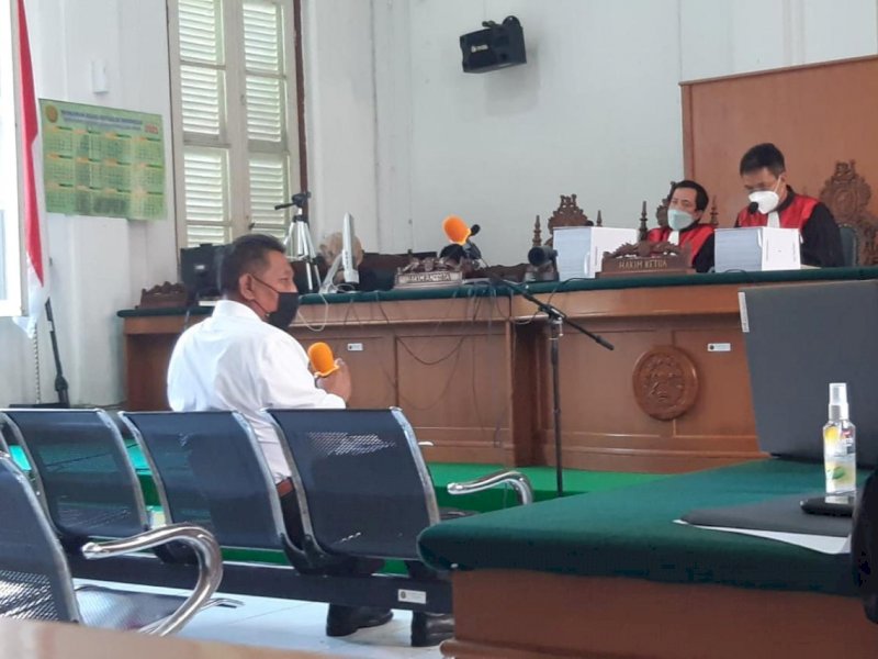 Sidang lanjutan kasus Nurdin Abdullah, Kamis (28/10/2021).