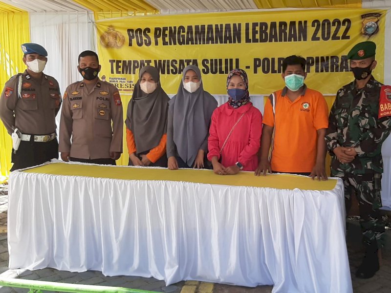 Pelayanan mudik lebaran di Pinrang. (Ist)