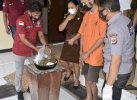 Ratusan Gram Ganja Sitaan dari Bandara Nabire Dimusnahkan