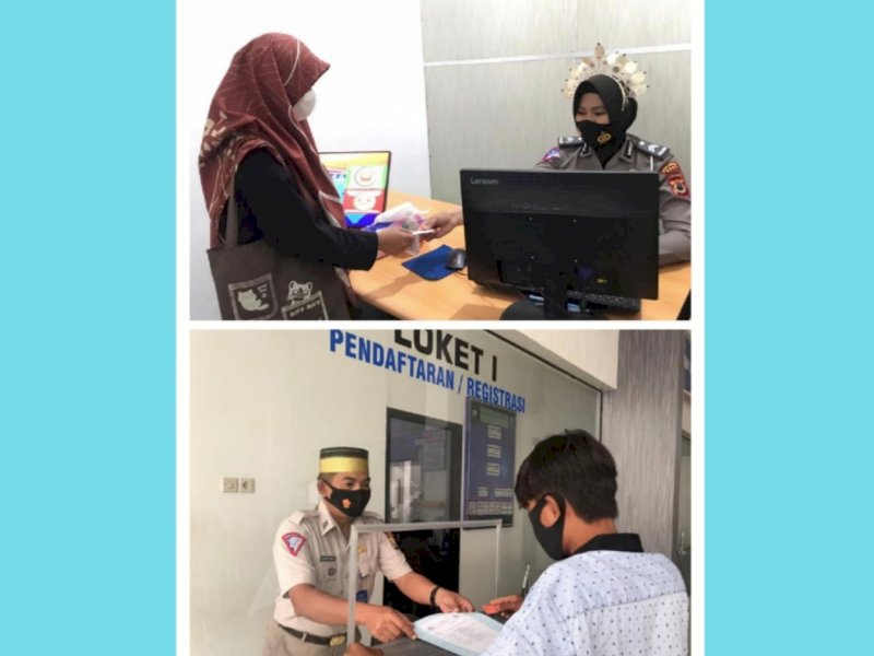 Pelayanan SIM Satlantas Polres Bone. 