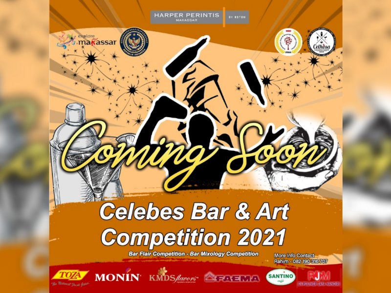 Celebas Bar & Competition 2012 yang digelar Hotel Harper Makassar. 