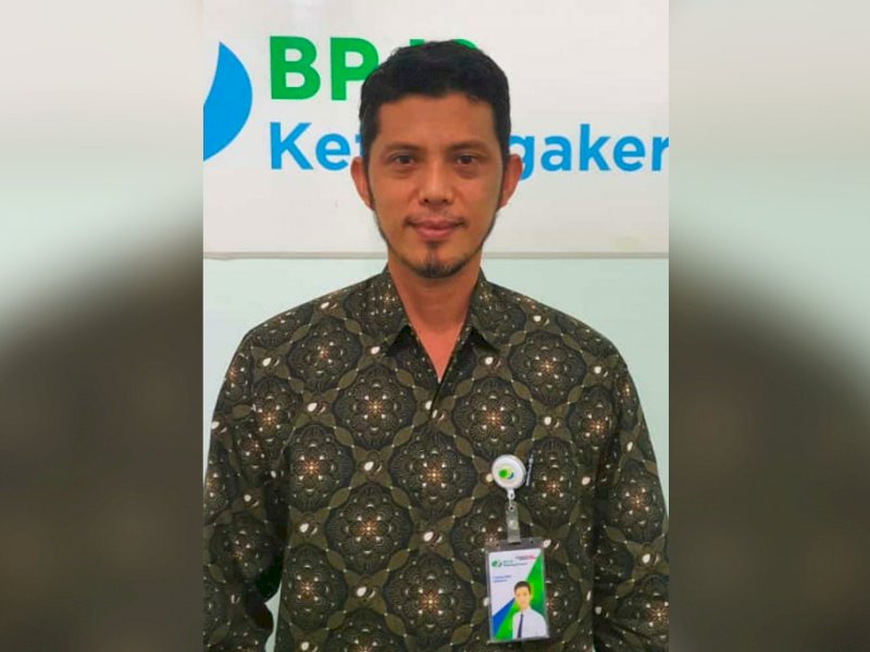 Kepala BPJS Ketenagakerjaan Watampone A Syamsu Rijal. 