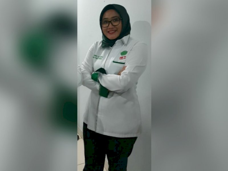 Ketua Umum Pemuda Tani HKTI Rina Sa&rsquo;adah