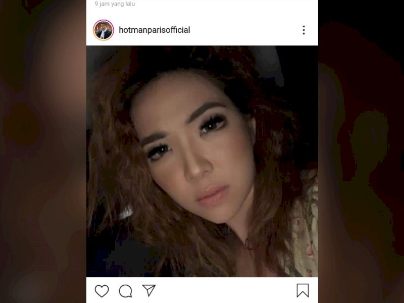 Unggahan Hotman Paris di akun Instagramnya. 
