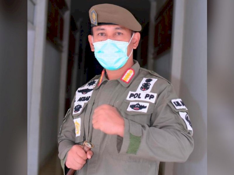 Kasatpol PP Bone Andi Akbar. 