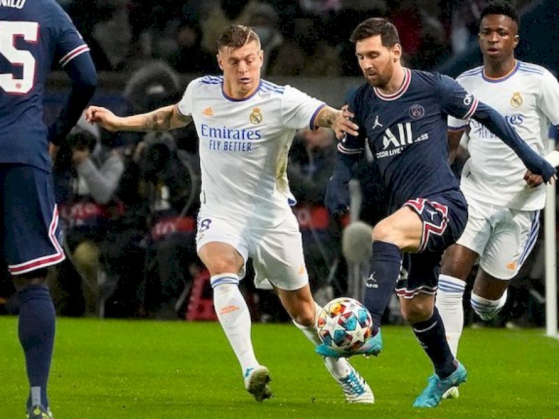 Real Madrid akan menjamu PSG pada leg 2 Liga Champions Kamis dini hari. (int) 