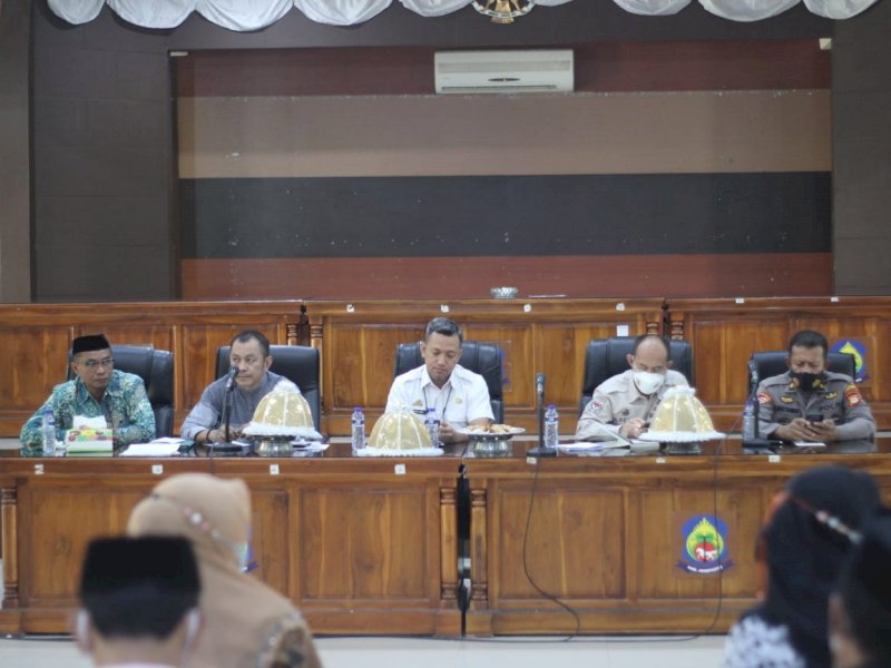 Wabup Jeneponto Paris Yaris pimpin rapat persiapan MTQ tingkat Kabupaten Jeneponto. (Ist)