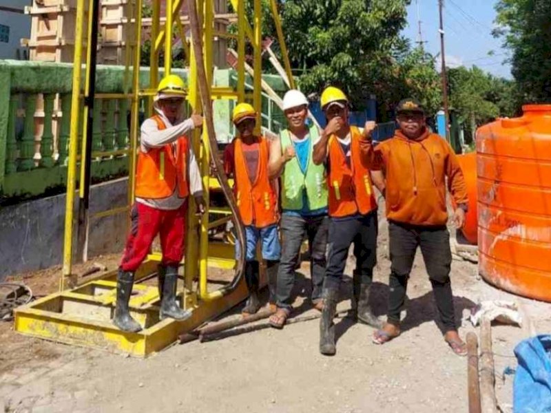 Dinas PU Makassar Kebut Penyelesaian 15 Sumur Bor, 2 Sudah Rampung