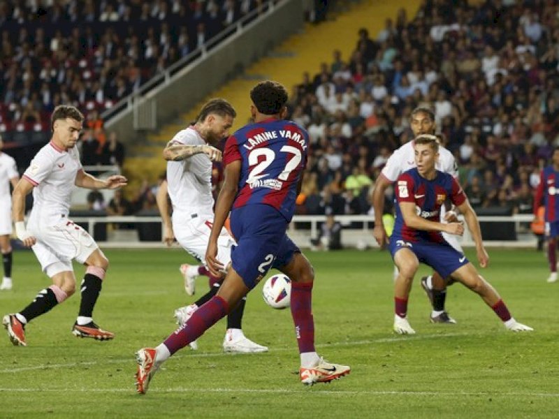 Barcelona berhasil mengalahkan Sevilla dini hari tadi. (int) 