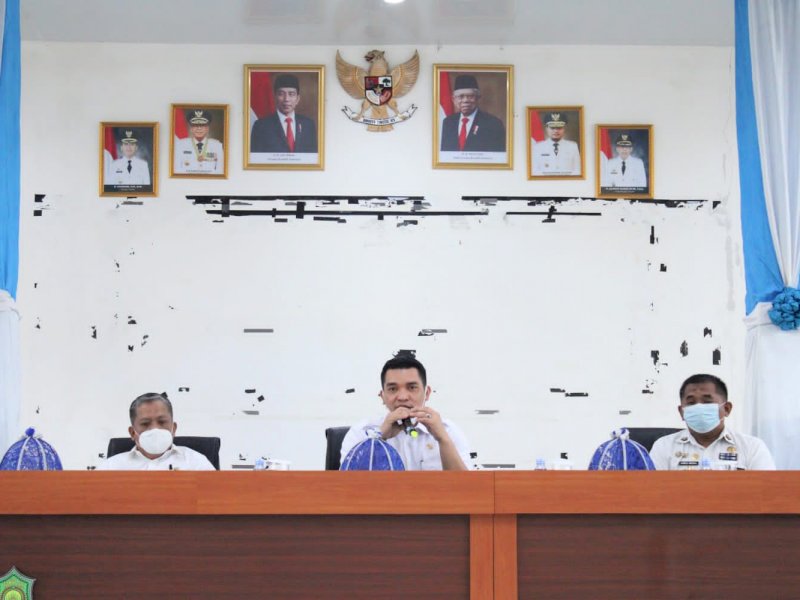 Sekretaris Daerah Takalar Muh Hasbi memberikan keterangan terkait HUT Takalar ke-62. (Ist)