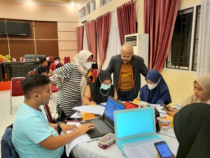 Bupati Jeneponto pantau validasi data vaksinasi (Ist)