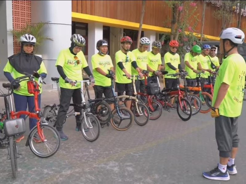 Kadis PU Makassar Gowes Pagi Sambil Tinjau Proyek SPAM Tallo