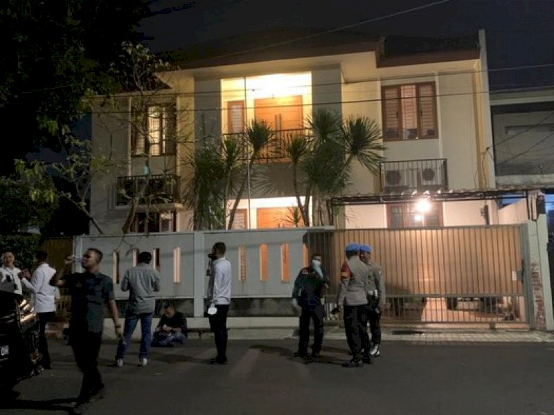 Rumah Irjen Ferdy Sambo saat olah TKP beberapa hari lalu. 