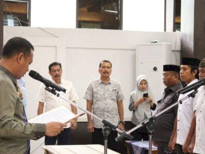 Bupati Takalar Syamsari Kitta Lantik 10 BPD Desa Baru